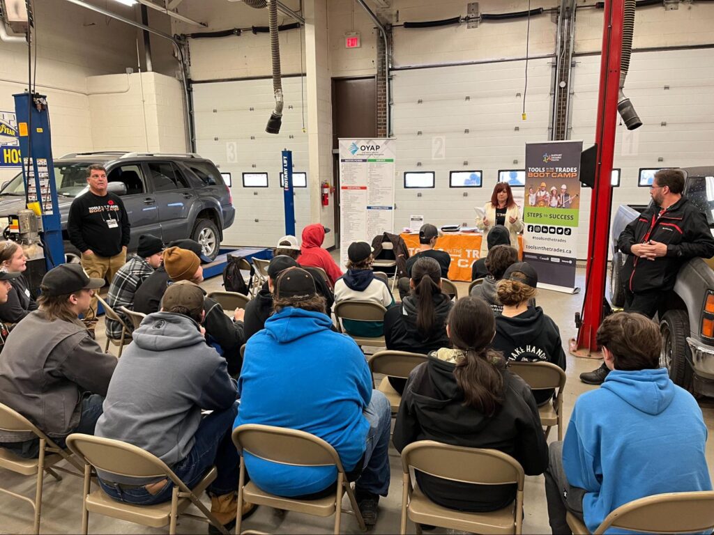 TLDSB students take part in Support Youth Ontario’s Tools in the Trades Boot Camp