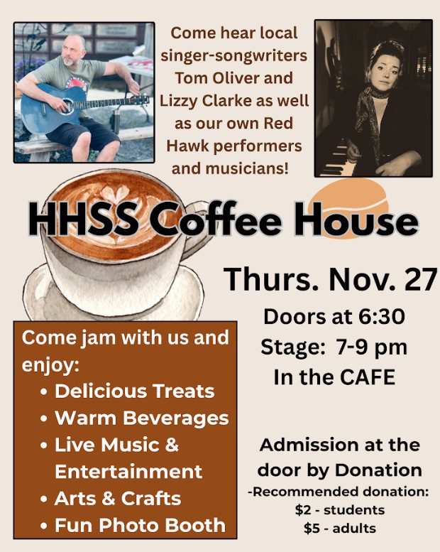 HHSS November 27th Coffee House poster